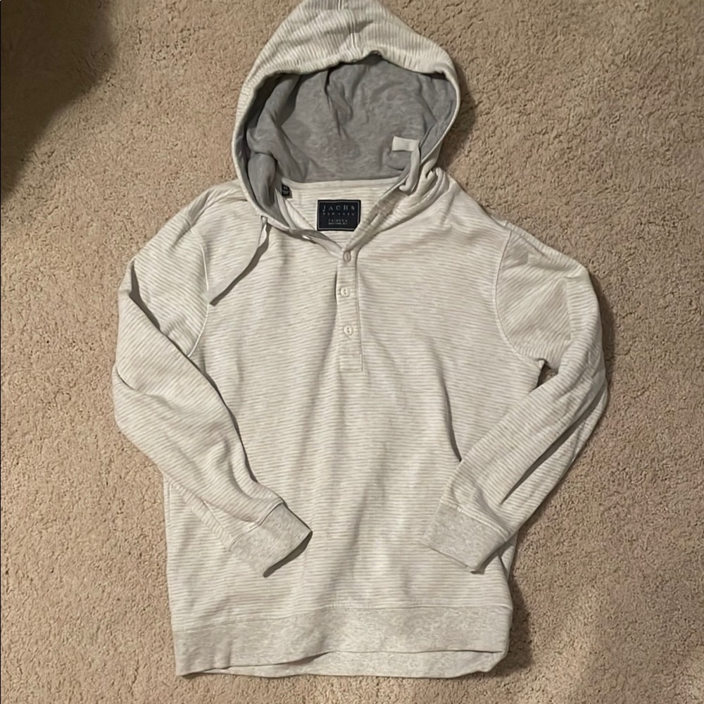 Jachs Gray Lightweight Hoodie Jacket